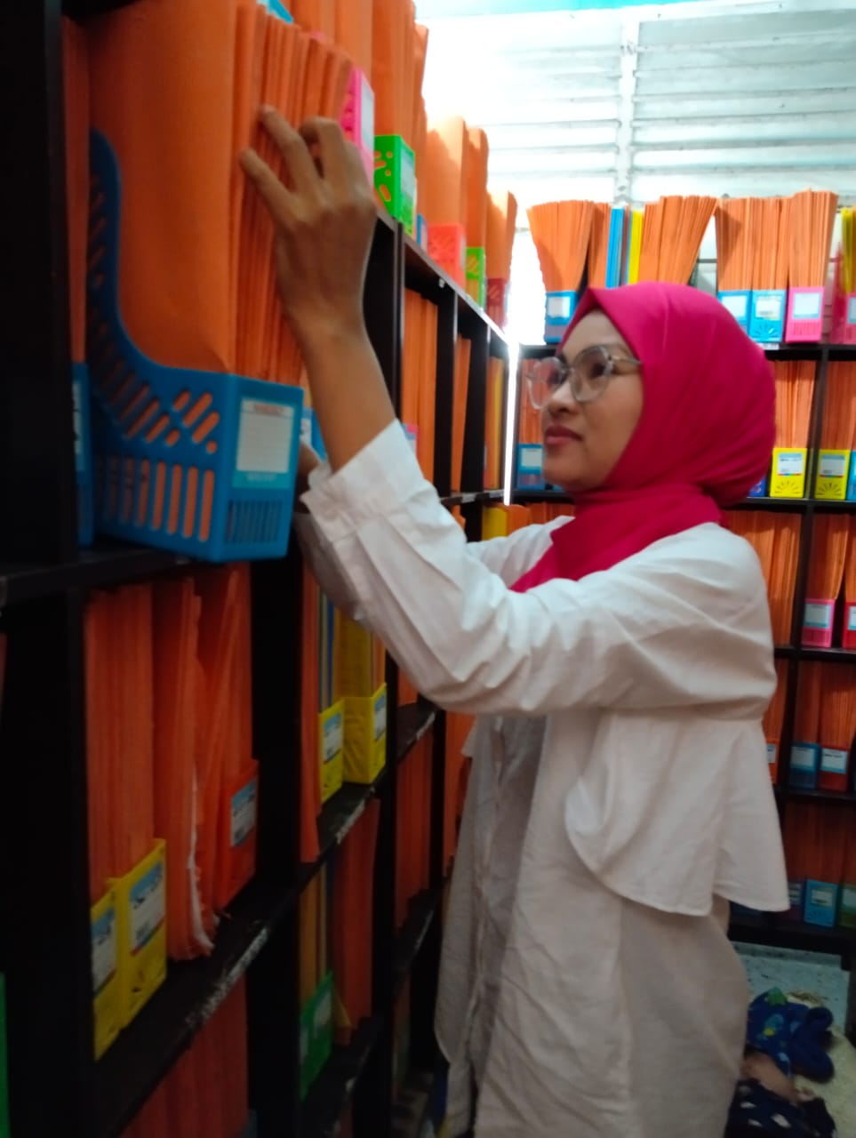 Ruangan Rekam Medis Di Puskesmas Air Haji 