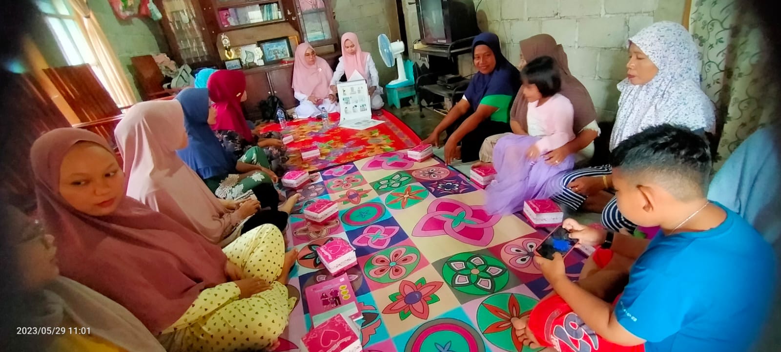  Kegiatan hari ini Pertemuan Kelas Ibu Hamil di Karang Tangah wilker Puskesmas Kambang