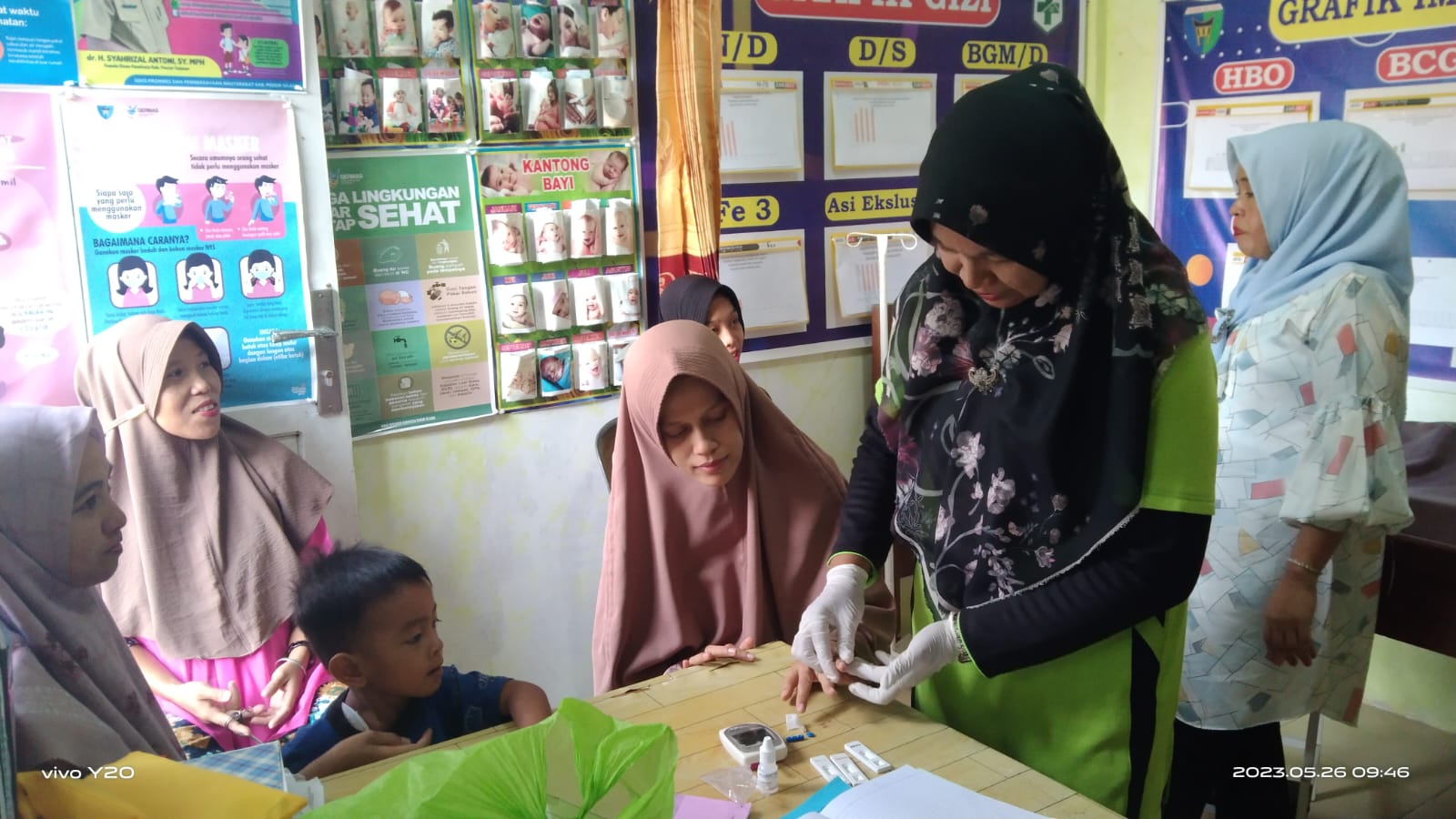 Kunjungan Bumil Resti di Nagari Jinang Kampung Pansur Wilker Puskesmas Tarusan