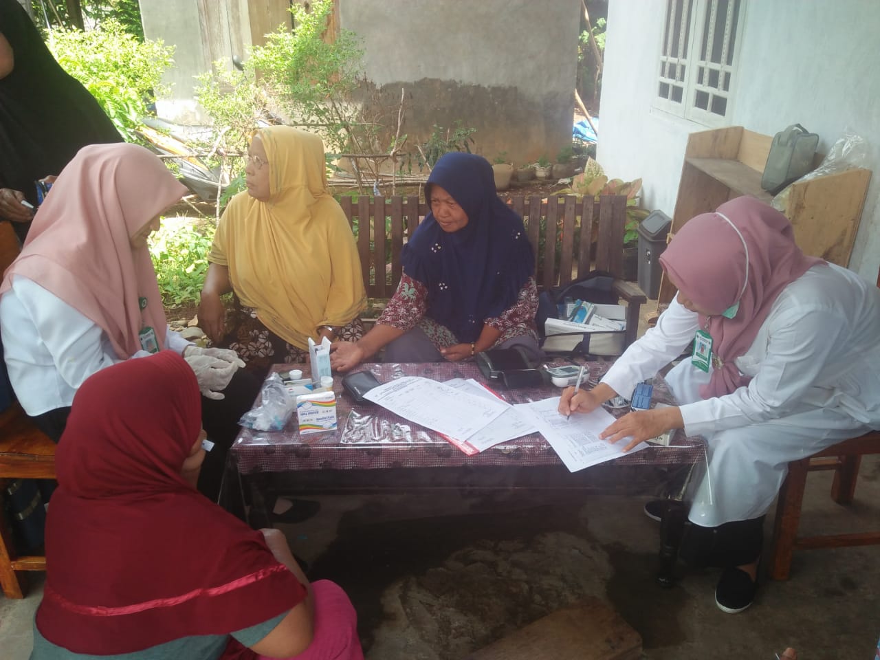 Puskesmas Balai Selasa Melakukan Posbindu PTM (Penyakit Tidak Menular)  dan Lansia