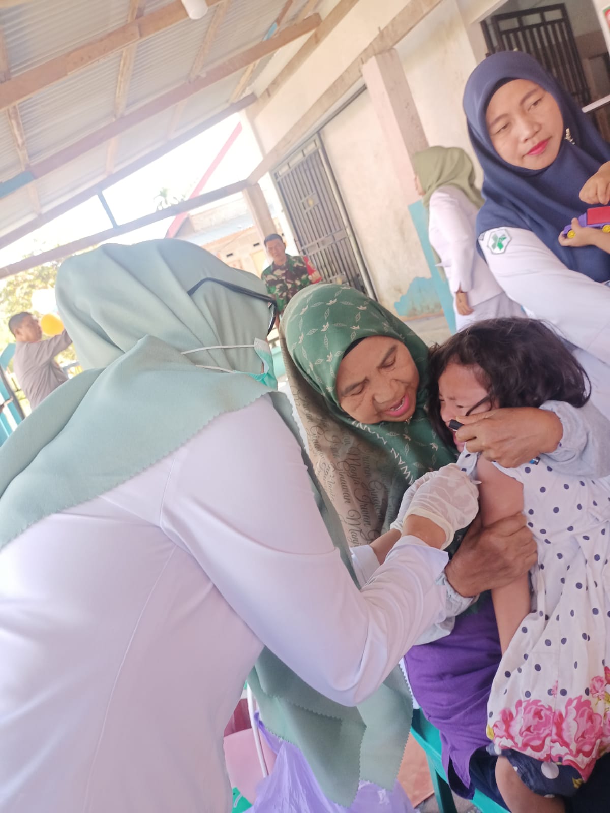 Crash Program Polio di Posyandu Wilker IV Koto Mudik