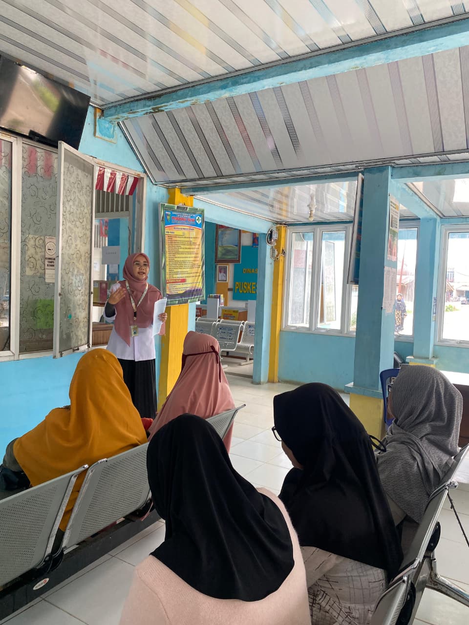 Penyuluhan PHBS Rumah Tangga di UPT Puskesmas Tapan