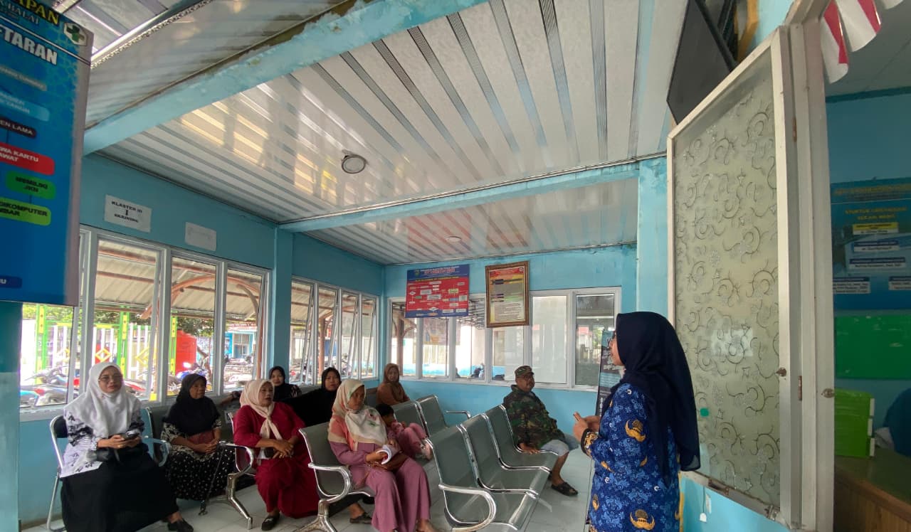 Penyuluhan Dalam Gedung Tentang Pentingnya Cuci Tangan Pakai Sabun