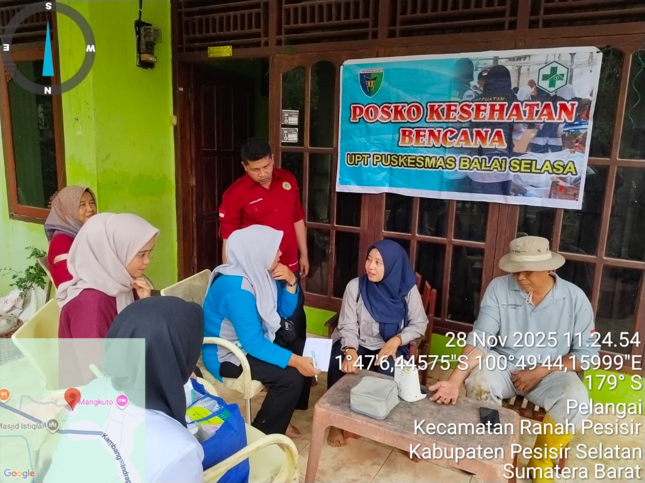 Pemantauan Daerah Terdampak Banjir dan Pendirian Posko Kesehatan di Wilayah Kerja PKM Balai Selasa