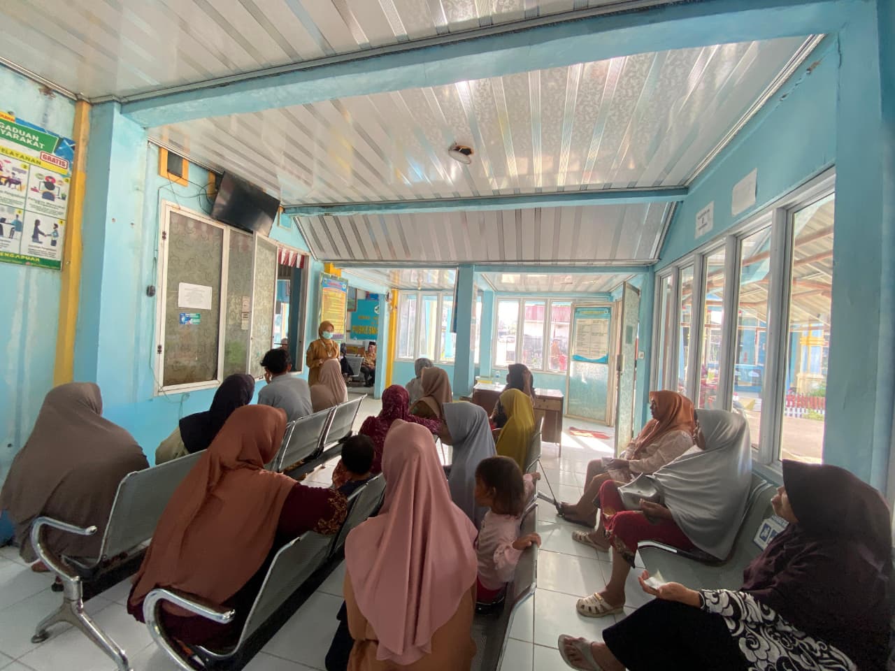 Penyuluhan Dalam Gedung tentang Kesehatan Gigi dan Mulut d UPT Puskesmas Tapan