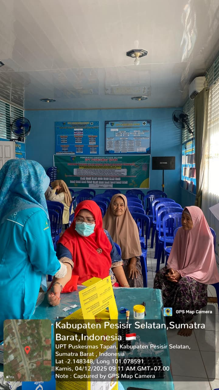 Pemeriksaan Darah Lengkap & PAPSMIER oleh Program Prolanis LABKESDA di UPT Puskesmas Tapan