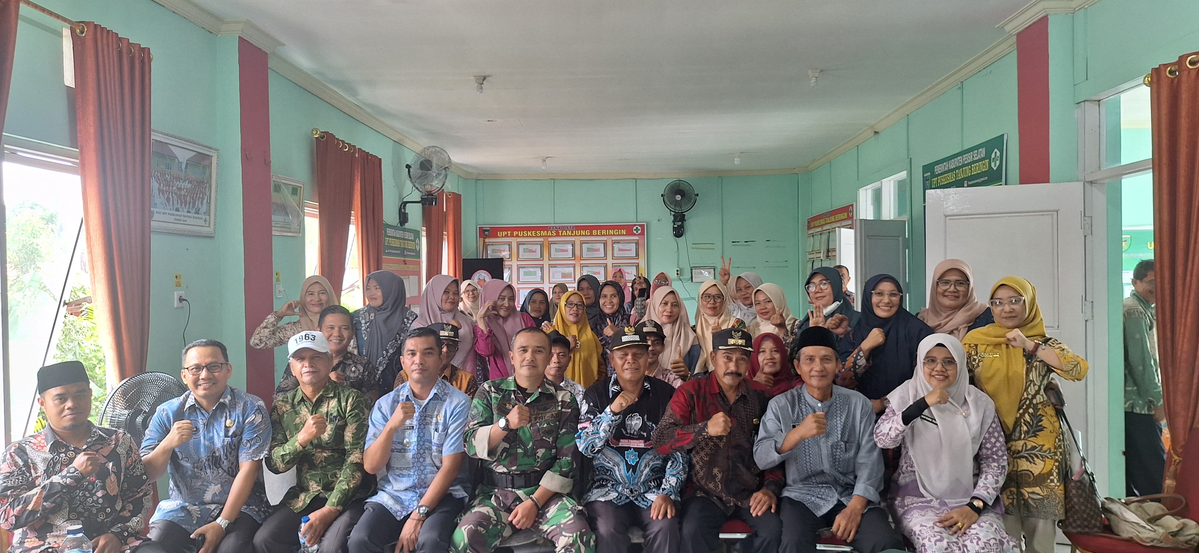 Pelaksanaan Lokmin Lintas Sekteral di PKM Tanjung Beringin