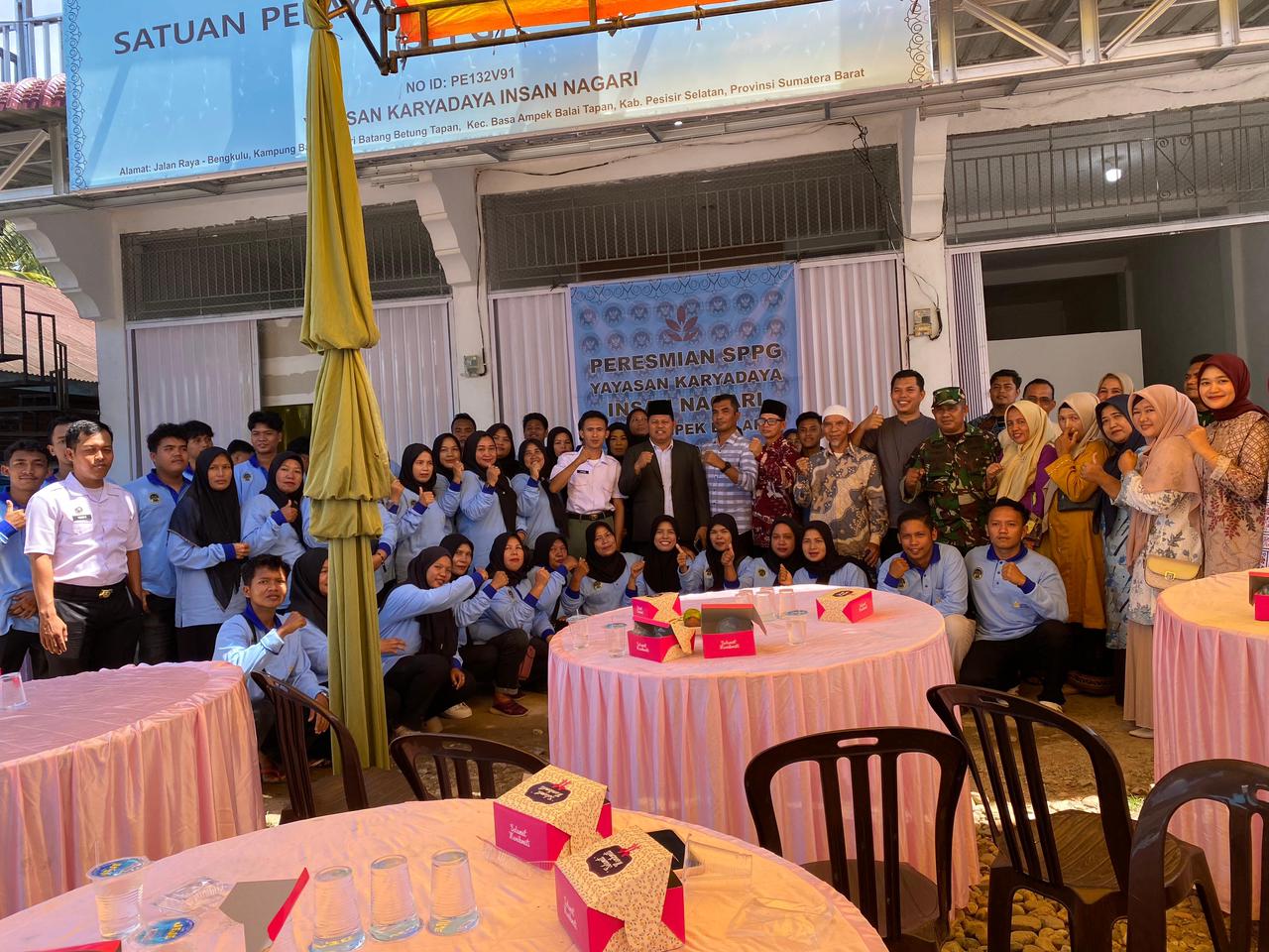 Puskesmas Tapan menghadiri Launching Program Makan Bergizi Gratis di Nagari Batang Betun
