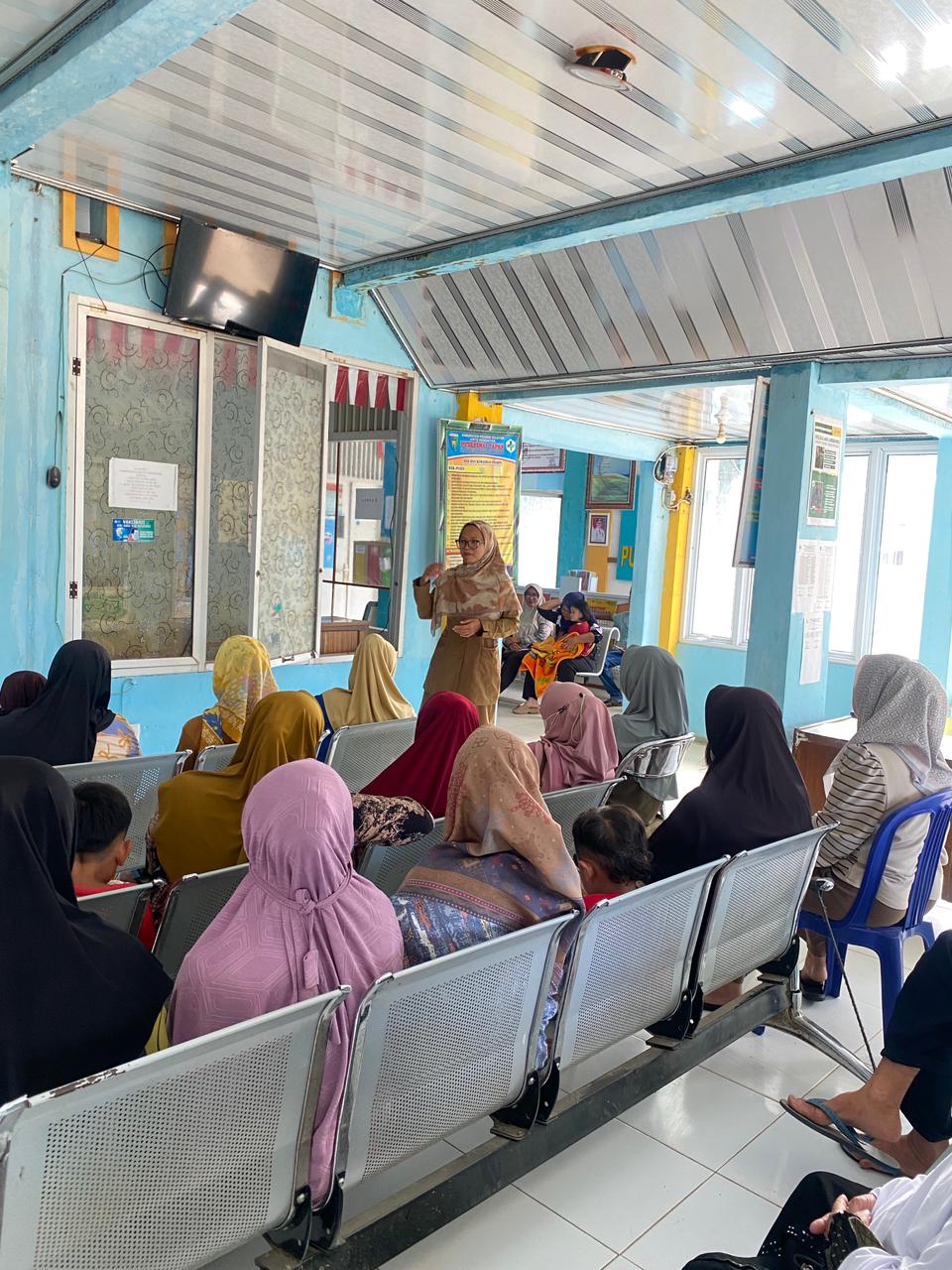 Penyuluhan Dalam Gedung tentang Panyakit ISPA di UPT Puskesmas Tapan