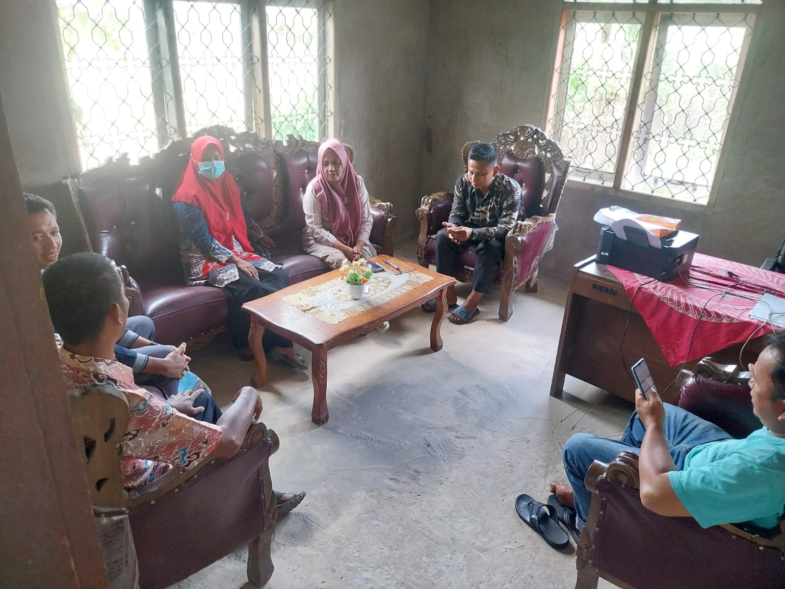 Advokasi Pertemuan Kepala Puskesmas Tapan dengan Walinagari  Batang Betung tentang Posyandu ILP