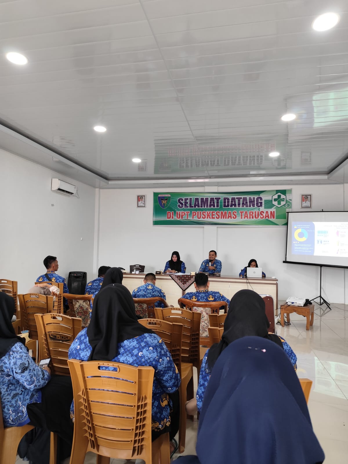 Kegiatan Upaya Berhenti Merokok di Puskesmas Tarusan