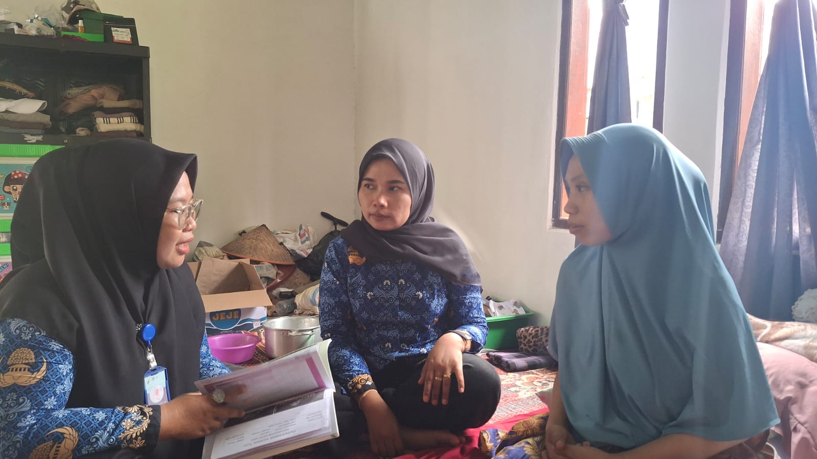Kunjungan Rumah Ibu Hamil Nifas Nagari Kubu Tapan Wilayah kerja Puskesmas Rahul.