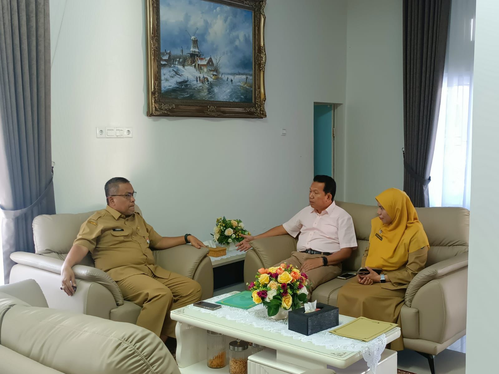 Pertemuan dengan Sekretaris Daerah Provinsi Sumatera Barat