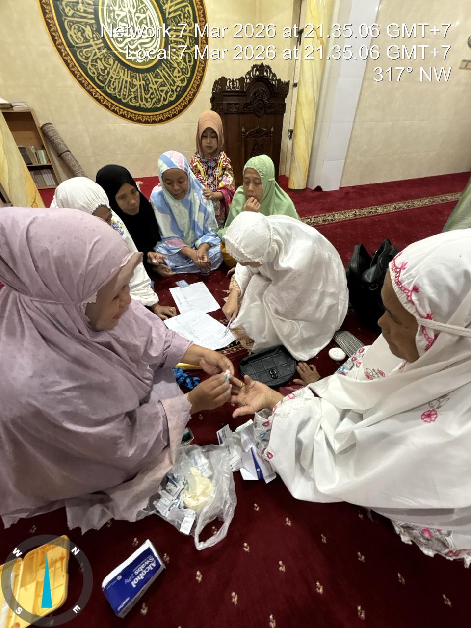 Kegiatan Penyuluhan serta Sosialisasi CKG dan Skrining  PTM di