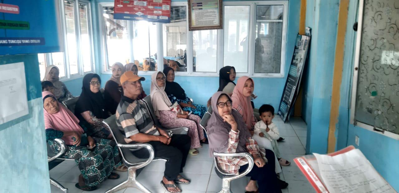 Penyuluhan Campak pada Anak di Ruang Tunggu Pasien UPT Puskesmas Tapan