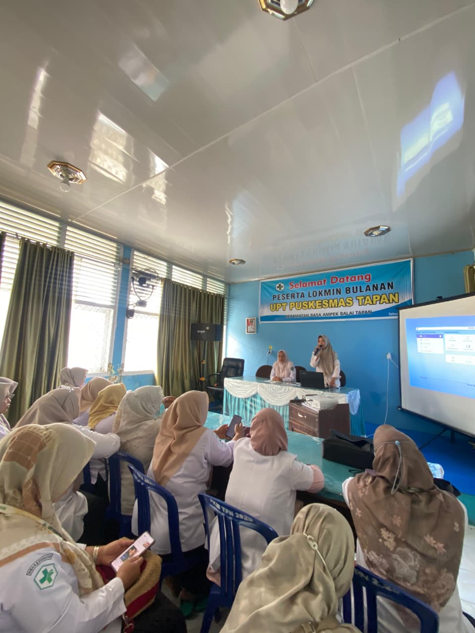 Pelaksanaan Pra Lokakarya Mini Bulanan Tahun 2026 di Aula Pertemuan Puskesmas Tapan
