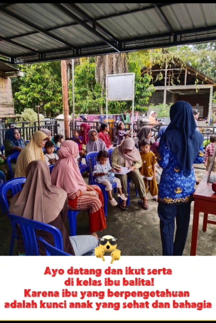 Kelas Ibu Balita di Wilayah Kerja Puskesmas Pasar Baru