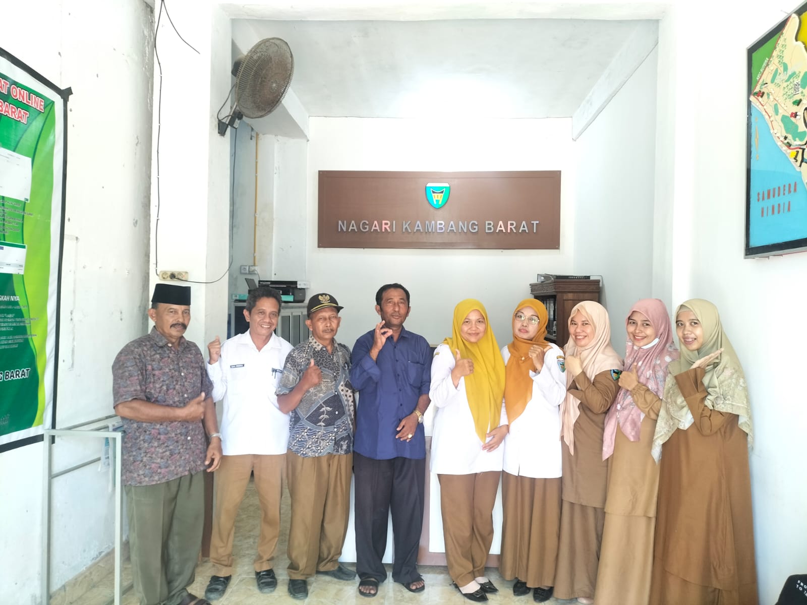 Deteksi Dini Penyakit Tidak Menular (PTM) dan Pemeriksaan Triple-E di Kantor Wali Nagari Kambang Bar