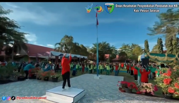Gerakan Masyarakat Sehat (GERMAS) Aksi Bergizi di SMAN 1 Batang Kapas