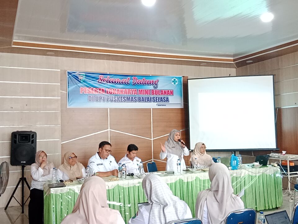 Kepala Dinas Kesehatan Kunjungi Puskesmas Balai Selasa, Tekankan Evaluasi Program dan Percepatan Rea