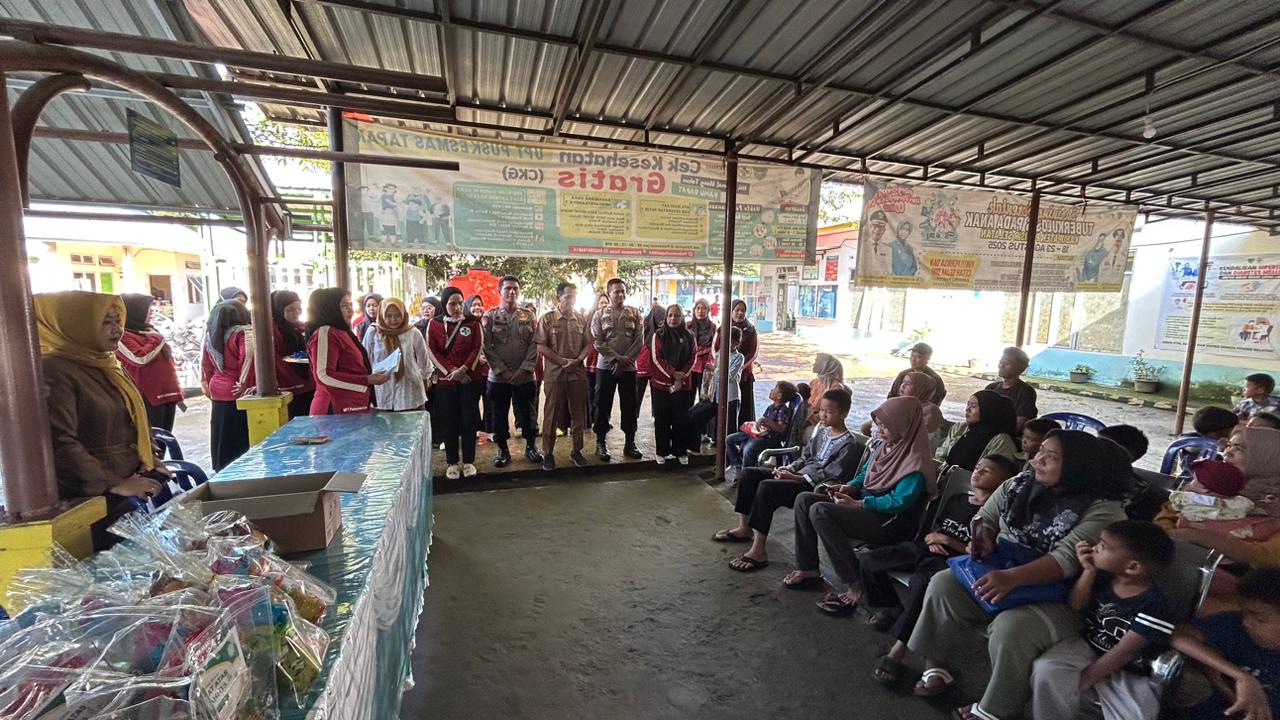 Pelaksanaan Sunat Massal Gratis untuk Memeriahkan HUT RI ke 81 di UPT Puskesmas Tapan