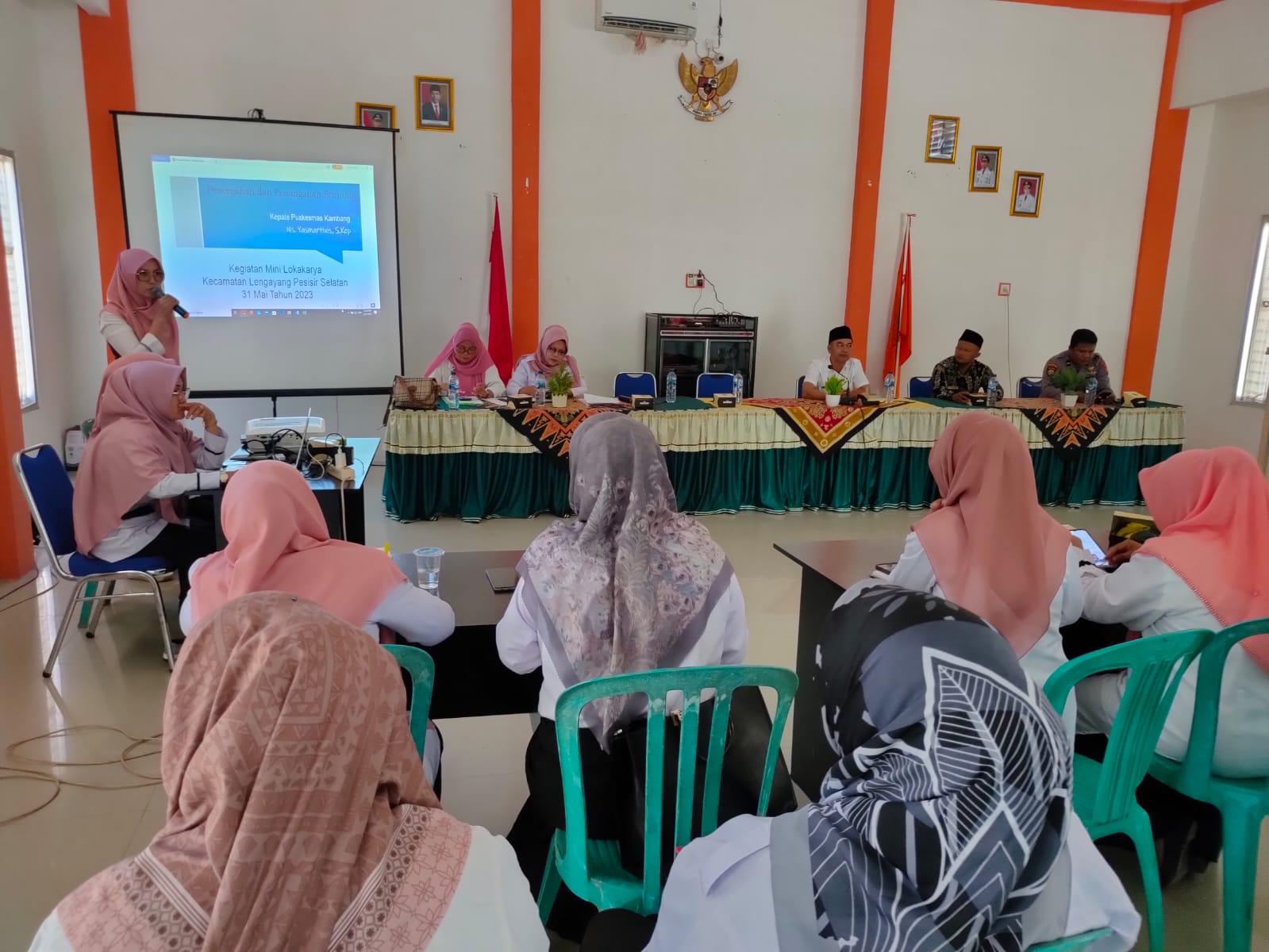 Puskesmas Kambang, Lokakarya Mini Stunting di Kantor Camat Lengayang