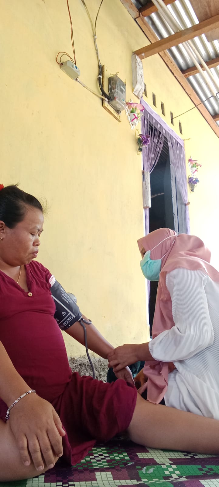 Puskesmas Tanjung Beringin,  Kunjungan Rumah Ibu Hamil  RESTI di Nagari Pondok Parian
