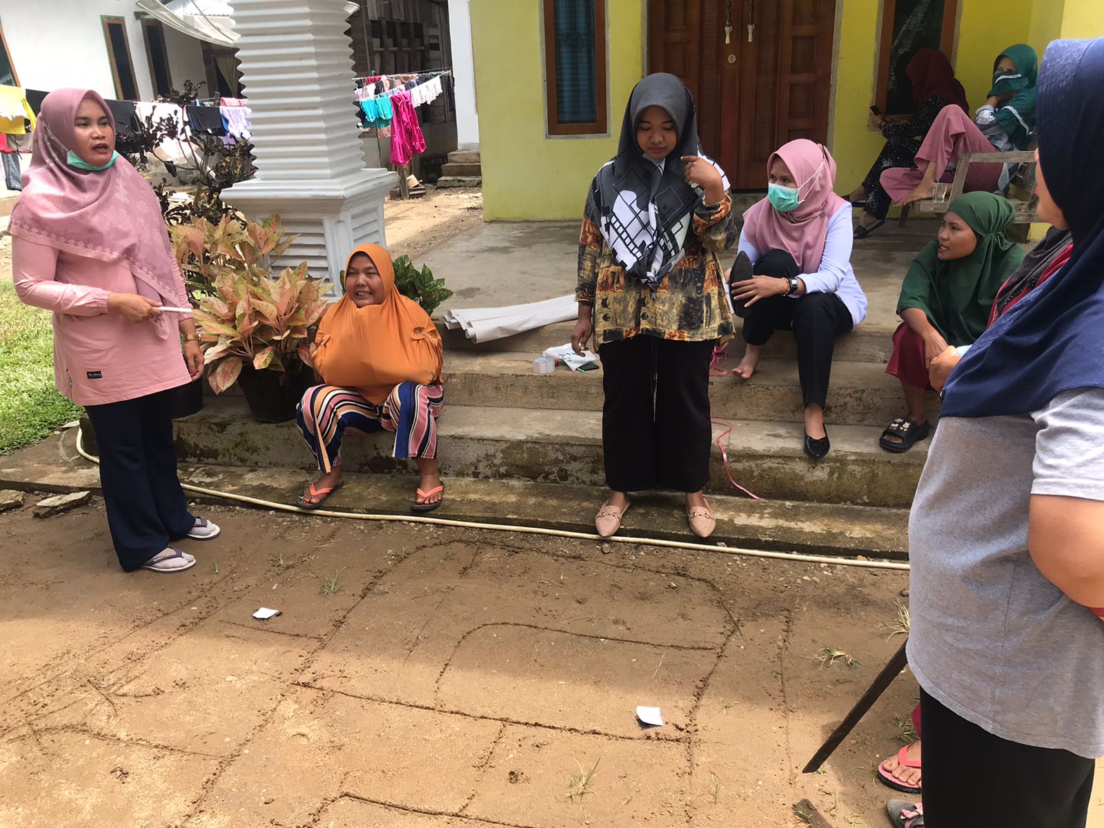 Kegiatan Pemicuan CLTS di Kampung Lubuk Begalung Wilker Puskesmas Kambang
