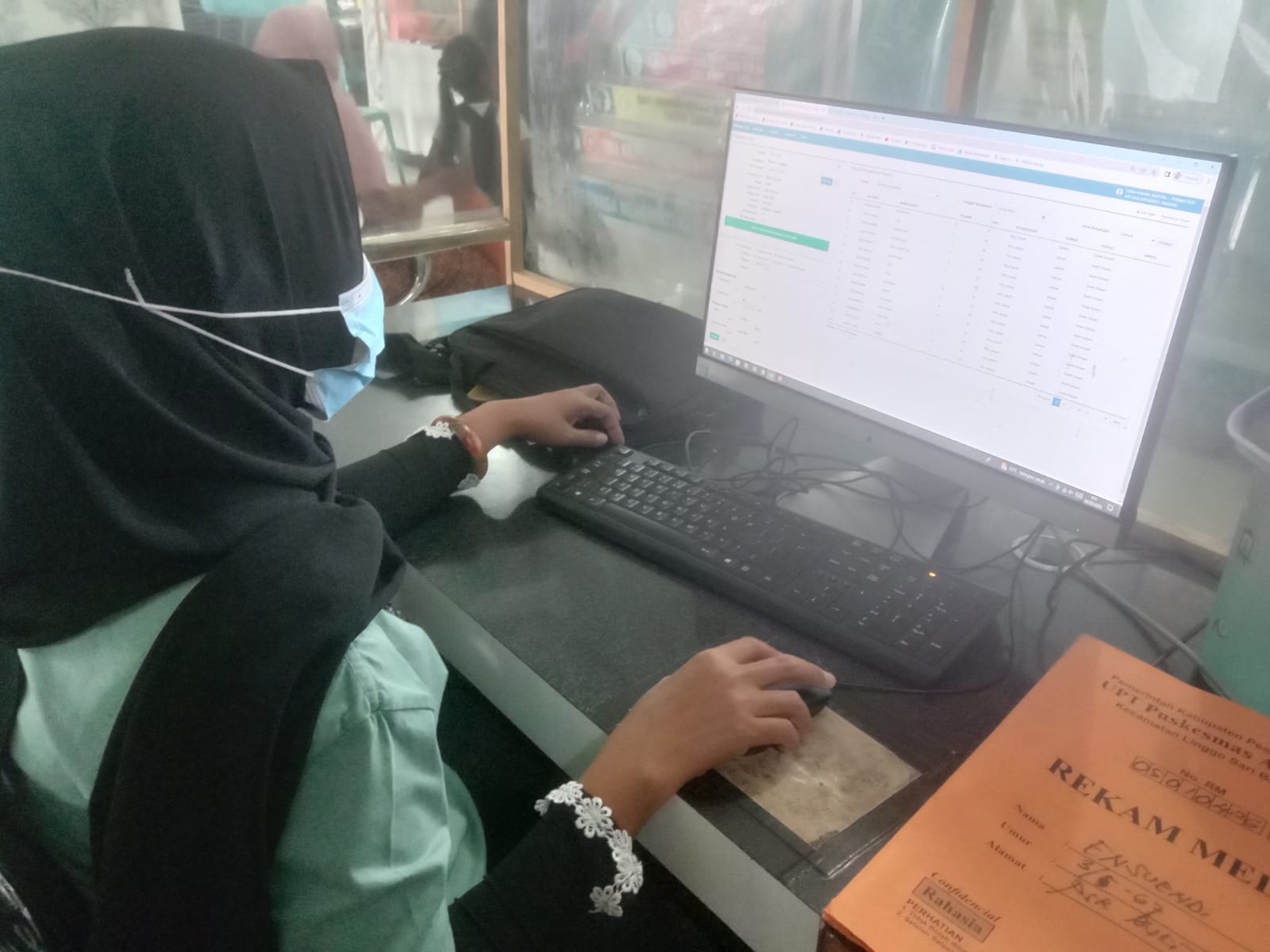 Ruangan Rekam Medis Puskesmas Air Haji