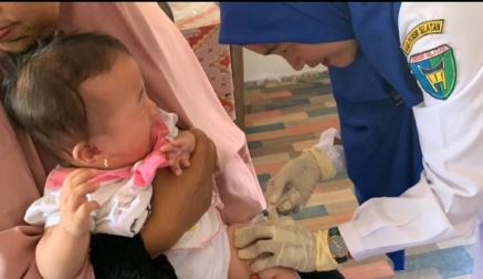 Pelaksanaan Crash Program Polio Hari Kedua Puskesmas Tapan