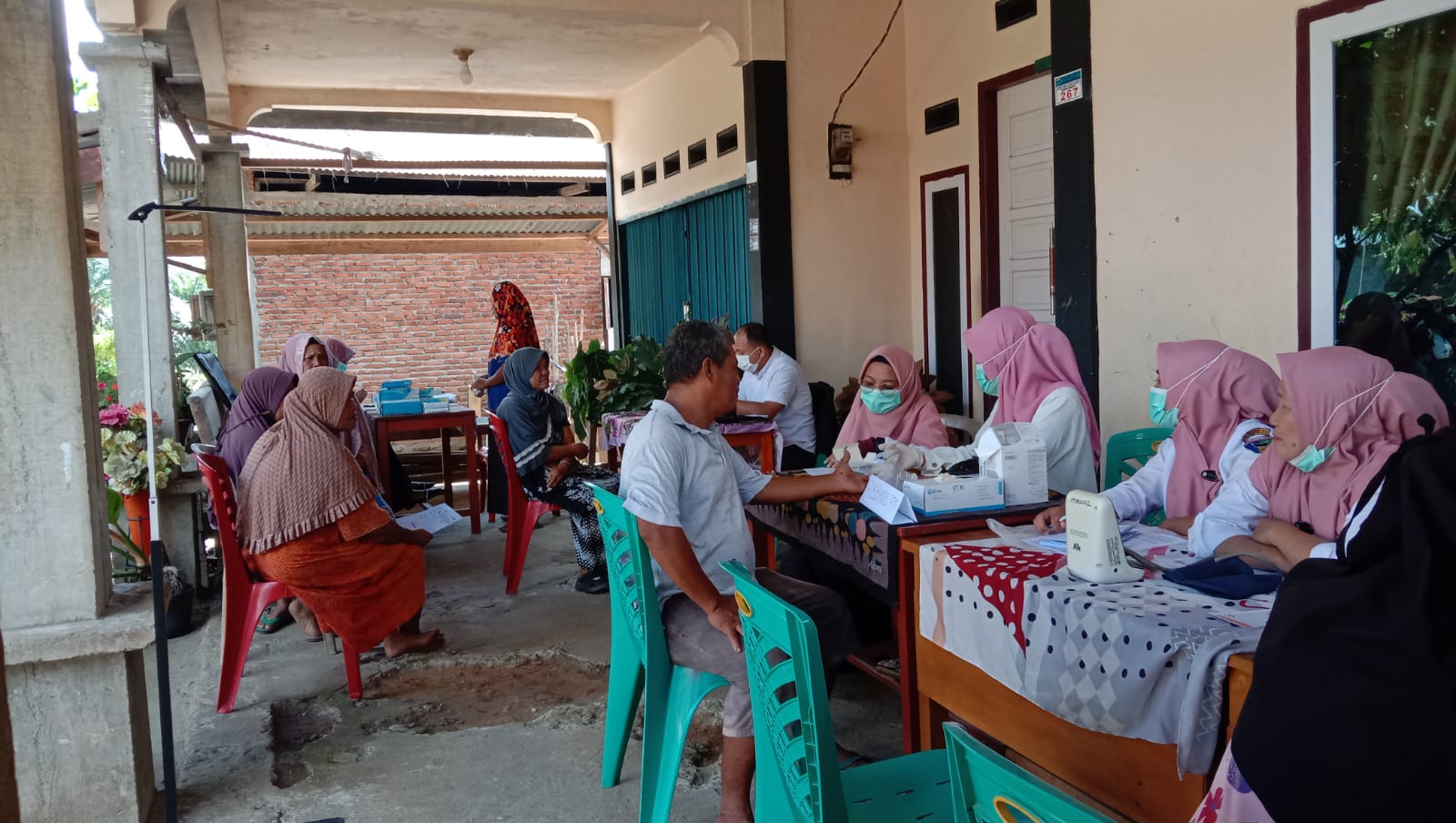 Puskesmas Inderapura melaksanaan program terintegrasi puskesmas keliling dan posbindu PTM (penyakit 