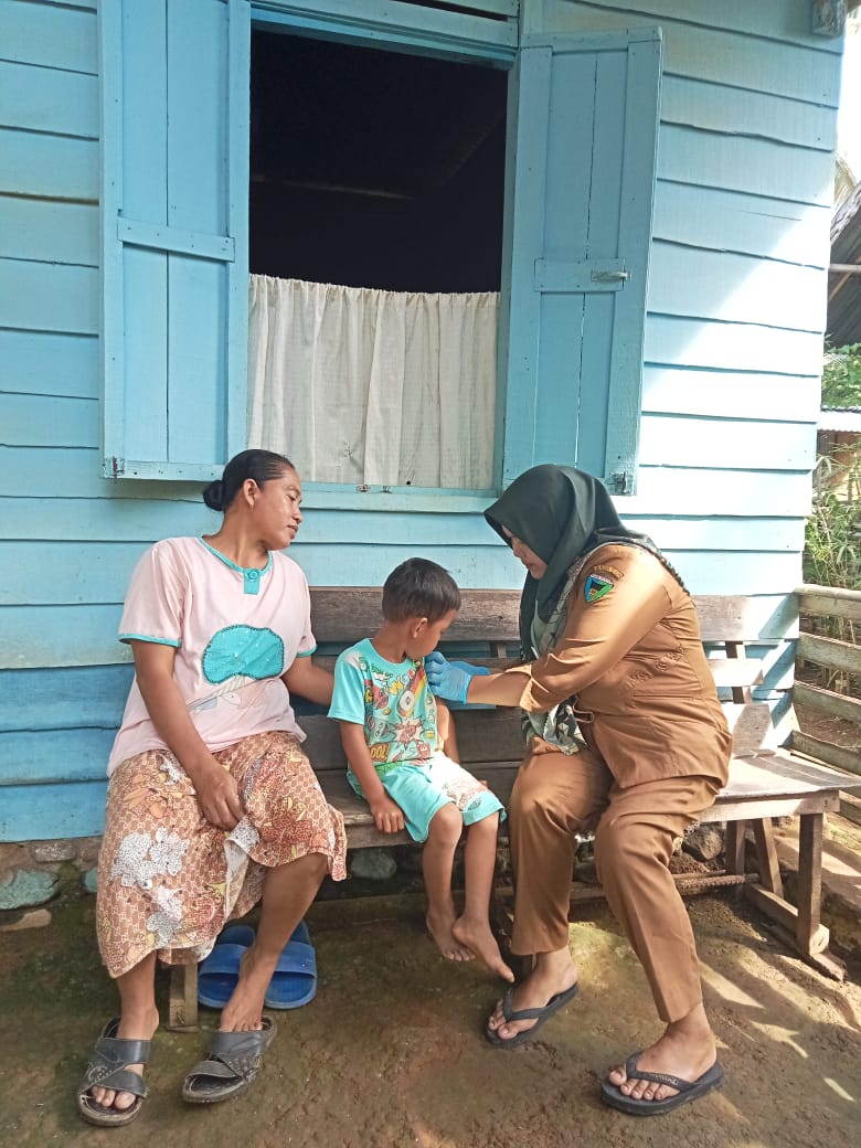Pelaksanaan Crash Program Polio Hari Kedua Wilker Inderapura