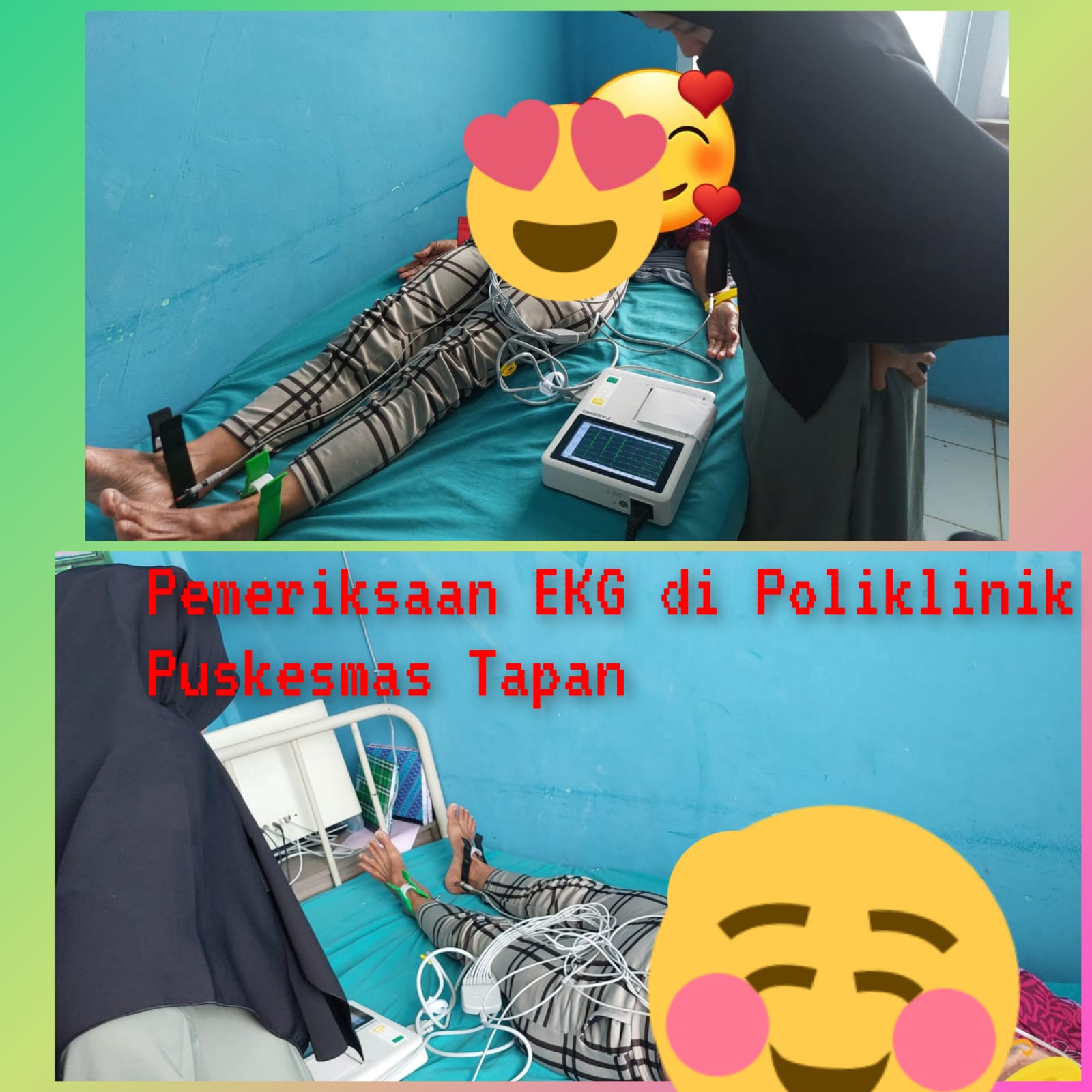 Pelayanan Pemeriksaan Penunjang EKG ( Elektrokardiogram) di Poliklinik Puskesmas Tapan