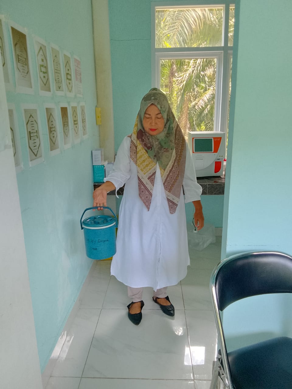 Puskesmas Kayu Gadang, Pengantaran Sputum Pasien yang Terduga Tuberkulosis (TBC) ke HC Surantih