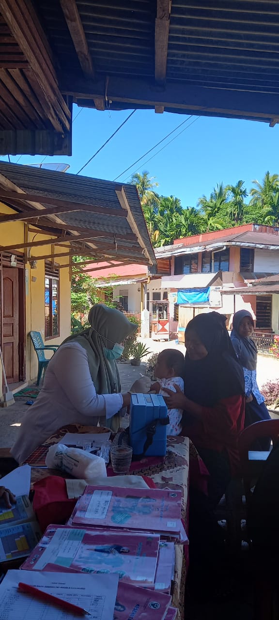 Pelayanan Imunisasi Posyandu Wilker Puskesmas IV Koto Mudik