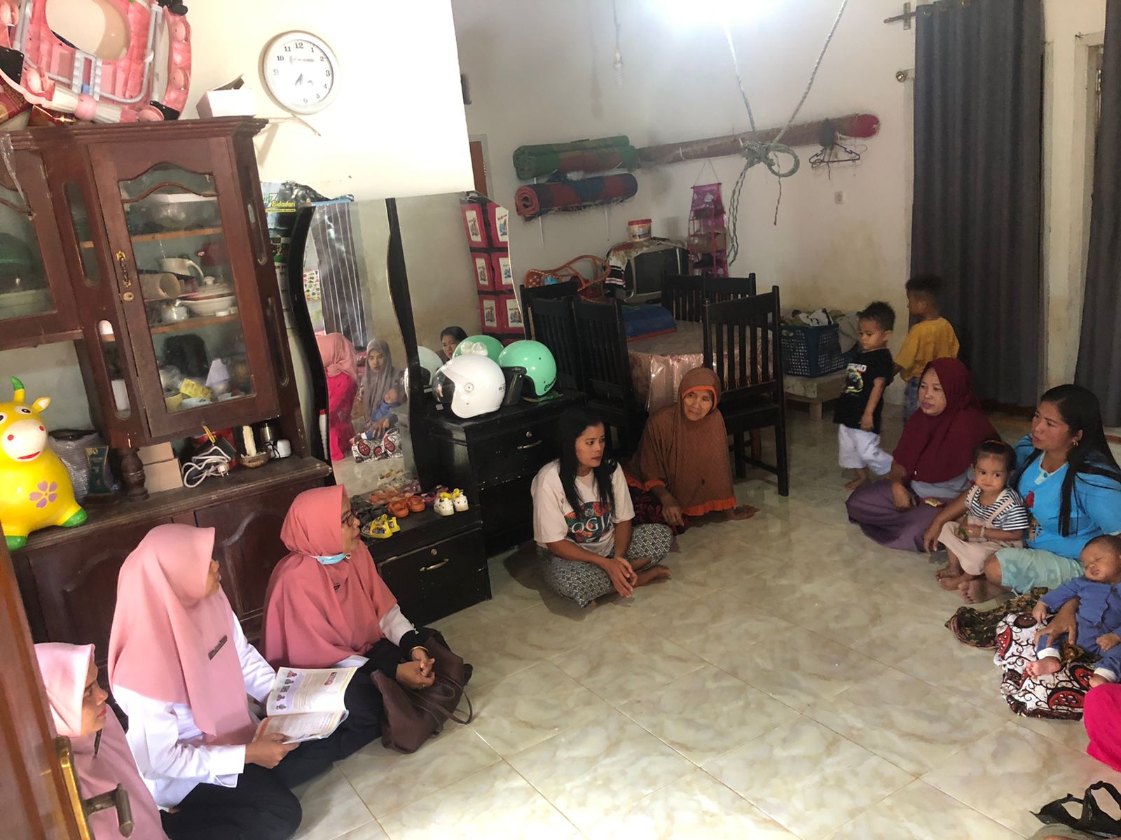 Puskesmas Rahul, Pelaksanaan kegiatan Kelas Ibu Balita di Posyandu Kemajuan  Nagari Kp. Tengah Tapan