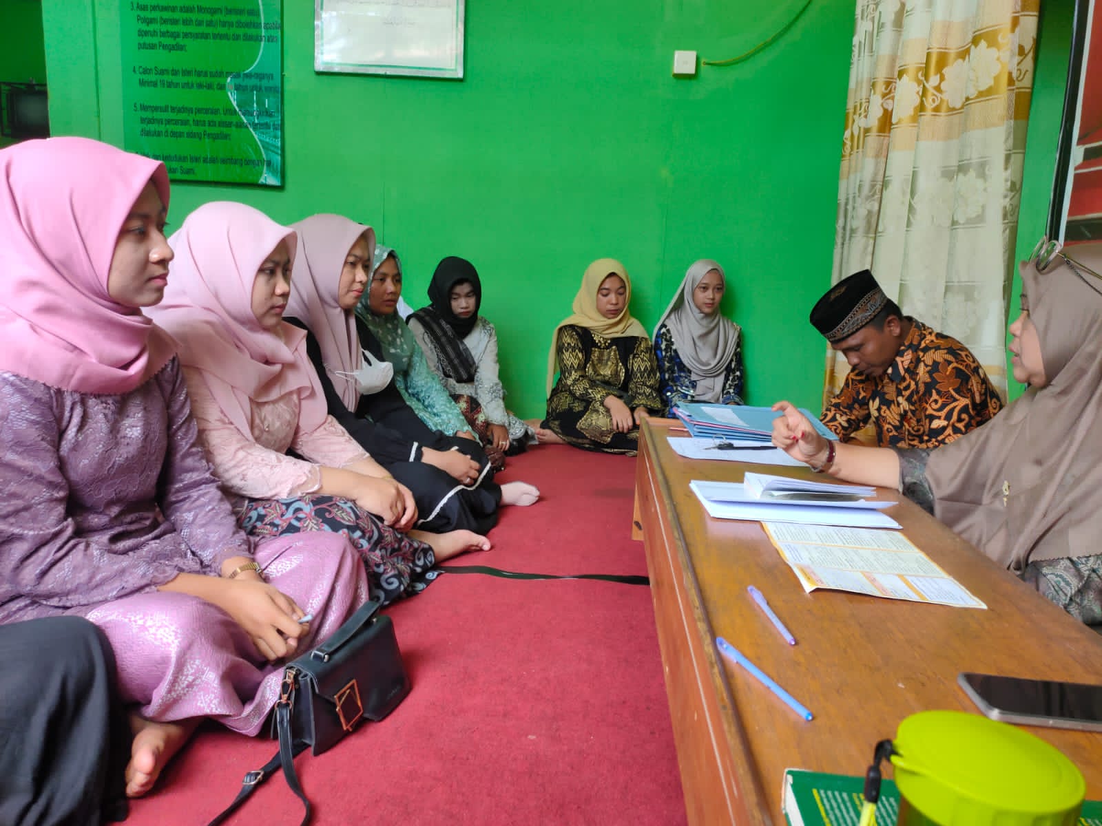 Puskesmas Pasar Kuok, Pelaksanaan Edukasi Bimbingan Perkawinan/KOnseling Catin dan Pelayanan KB di K