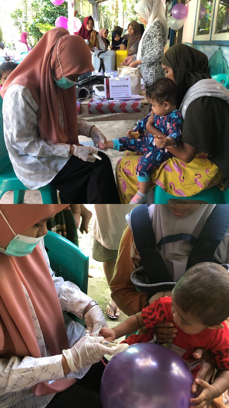 Penjaringan HBSAG yang aktif pada bayi di nagari Muara Inderapura Wilker Puskesmas Airpura