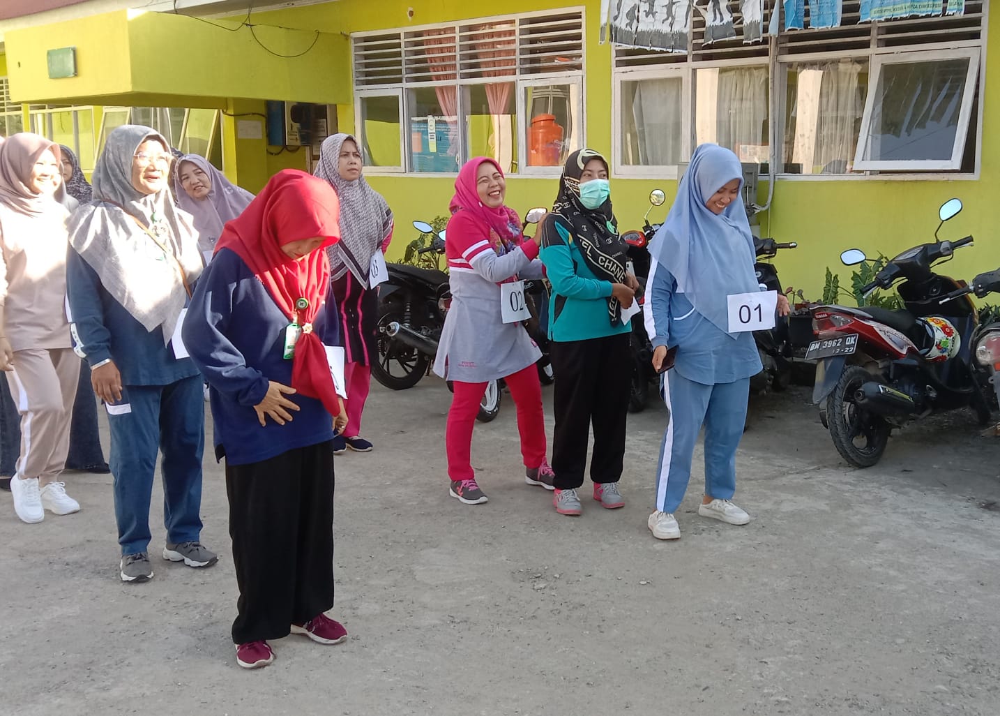 Tes Kebugaran Bagi ASN & Non ASN Puskesmas Balai Selasa dan dilakukan Screening PTM