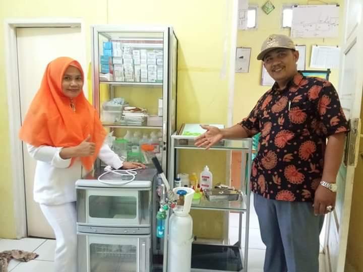Poskesri Lubuk Betung mendapatkan Bantuan Mobiler dari Wali nagari Lubuk Betung Inderapura 