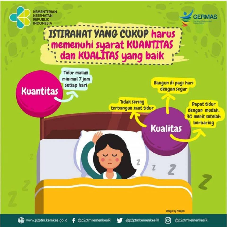  Istirahat yang berkualitas 
