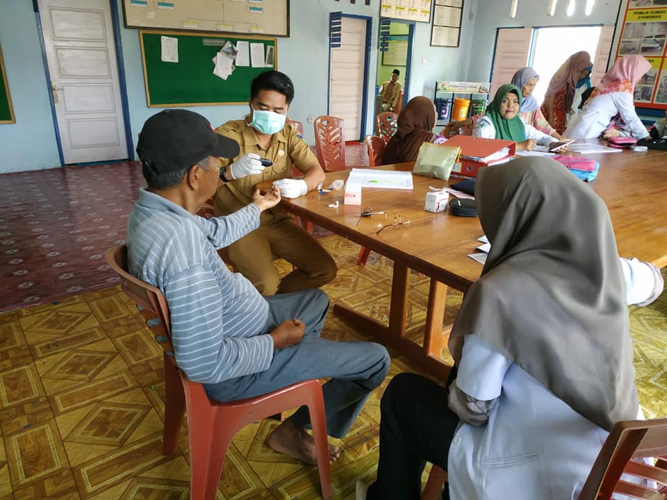 Pelayanan Puskesmas Keliling di Poskesri Muara Sakai, Nagari Muara Sakai, Kecamatan Pancung Soa