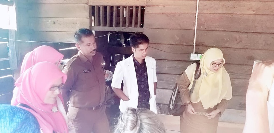 Kunjungan Kabid P2P Dinkes Pessel kerumah Pasien ODGJ Wilayah Kerja Puskesmas Koto Baru