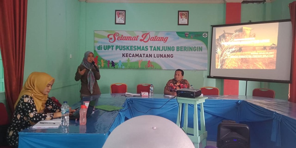 Pembentukan Pos UKK dilakukan di Puskesmas Tanjung Beringin 