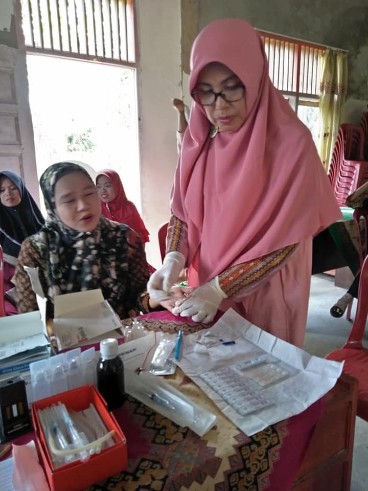 Ibu Hamil Nagari Bukit Buai Tapan lakukan Pemeriksaan Tripel E (HIV/AIDS, SIFILIS, HEPATITIS B)