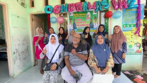 Pemberian Imunisasi Polio Serentak Hari Keempat Wilker Puskesmas  Tanjung Beringin 