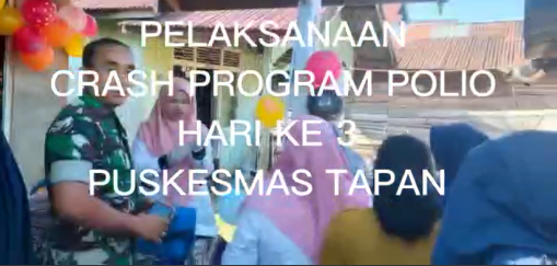  Pelaksanaan Crash Program Polio Puskesmas Tapan Hari ke 3