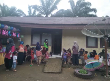 Puskesmas Tanjung Beringin, Pemberian Obat cacing pada Anak dan Balita di Posyandu Nagari Sindang Lu