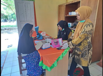 Pemantauan Ibu Hamil dan SDDTK Pada Bayi dan Balita di Posyandu Tanjung Beringin II dan Tanjung Beri