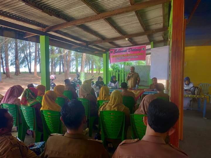 UPT Pusk Pasar Kuok laksanaan Lokmin lintas sektor tentang bulan imunisasi anak nasional (BIAN) 
